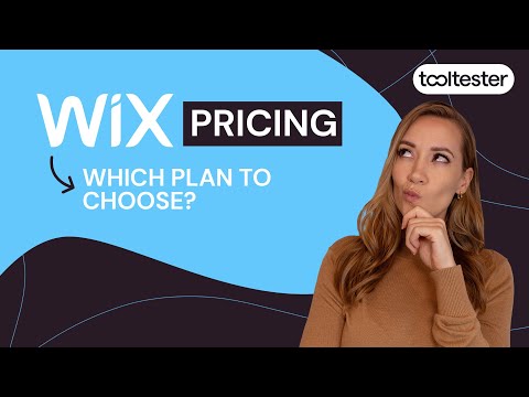 Wix pricing video