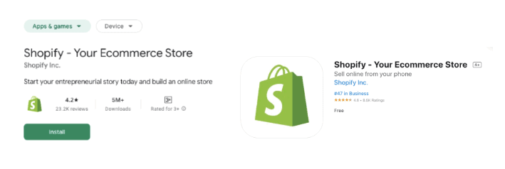 shopify app