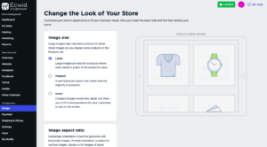 ecwid store design