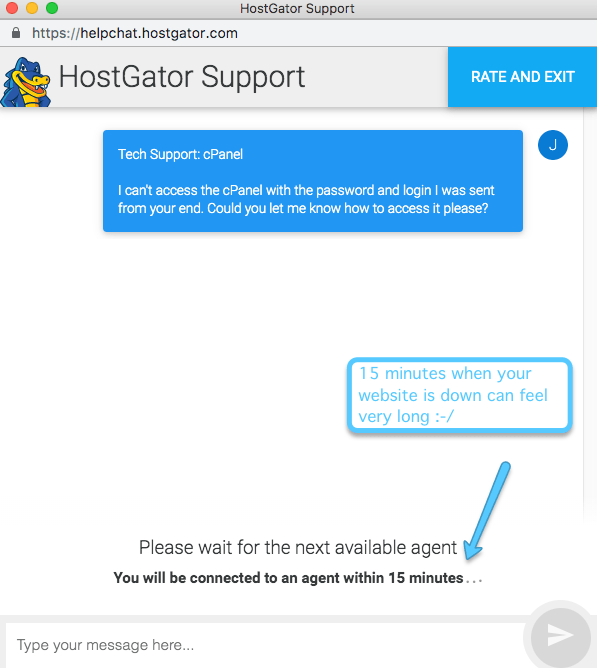 hostgator slow support