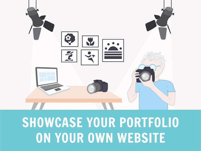 showcase your portfolio on your own website 