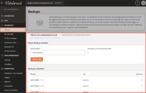 siteground-backup-optionen