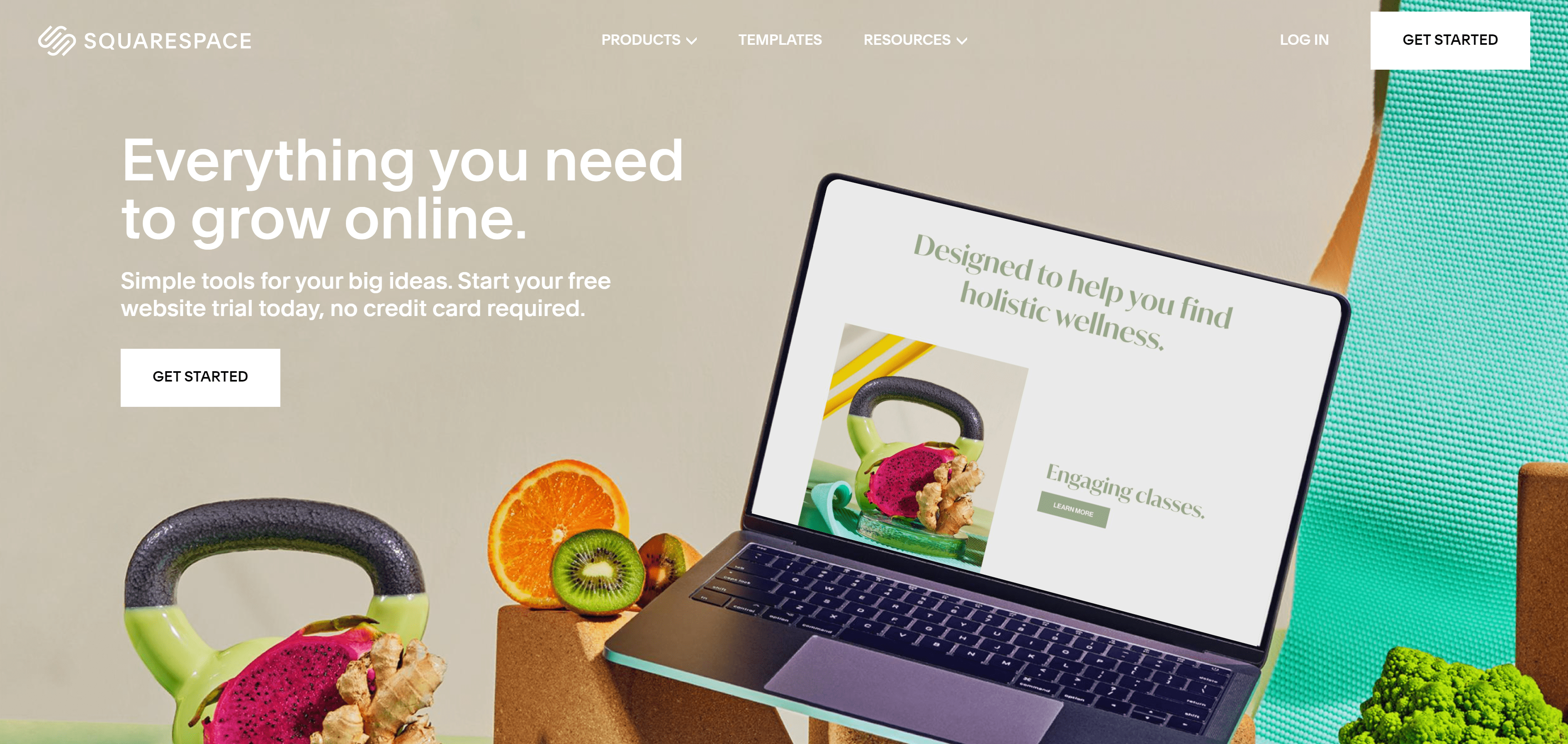 squarespace homepage