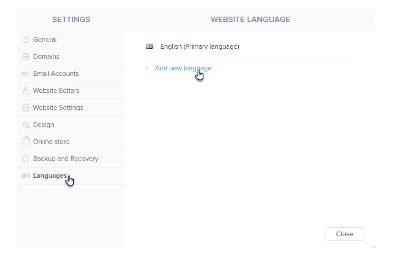 webnode freelancer multilingual site