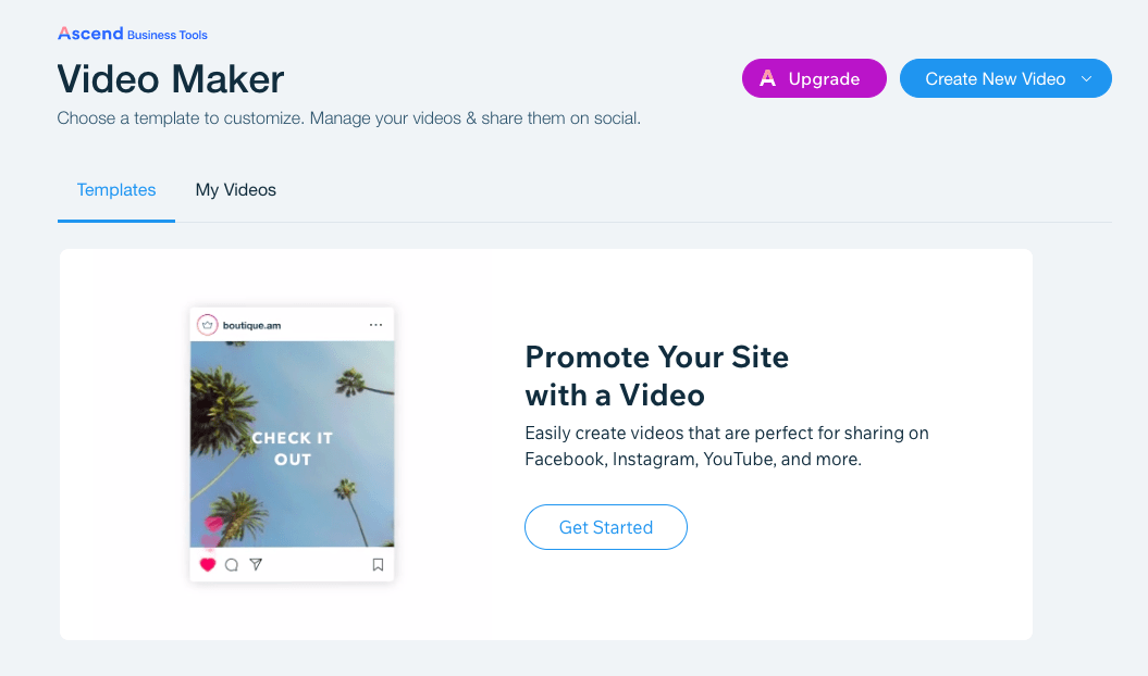 wix video maker